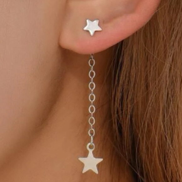 Jewelry - 3/$25 NWT Beautiful Star Jacket Earrings